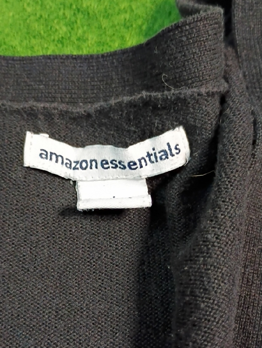 Amazon Essentials Black V-Neck Button Cardigan - Picture 2 of 2
